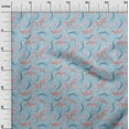 thumbnail image 3 of oneOoneViscoseJerseyLightBlueFabricAsianJapaneseKoiFishDiyClothingQuiltingFabricPrintFabricByYard60InchWide, 3 of 4