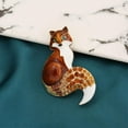 thumbnail image 1 of Alfileres de broche Hugo Zorro Esmaltado Multicolores, 1 of 10