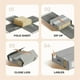thumbnail image 5 of Foldable Storage Box for Clothes, Space-Saving Sheet Organizer for Bedding, Blankets & Wardrobe, 5 of 5