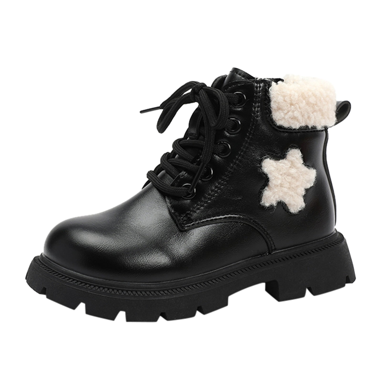 Bottes Neige Enfant GOGOUP - Imperméables, Doublure Polaire, Semelle Antidérapante - Bleu Taille 34 EU