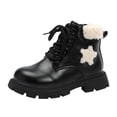 thumbnail image 1 of Daznico Toddler Shoes,Girls Ankle Boots Low Block Heel Booties,Size 4.5-5 Years, 1 of 6