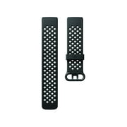 Fitbit Charge 3TM Advanced Heart Rate + Fitness Tracker Accessory Sport Band, Black, Small