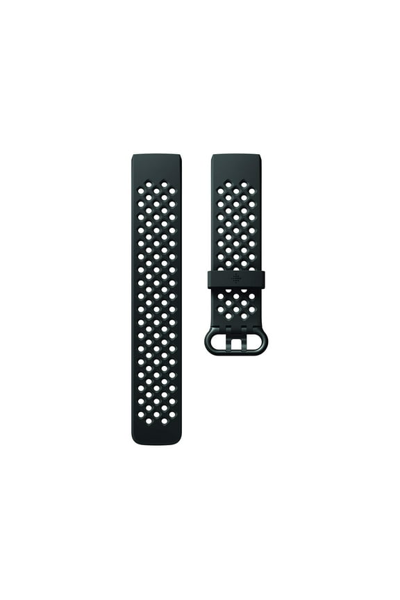 Charge 3TM Advanced Heart Rate + Fitness Tracker Accessory Sport Band, Black, Small