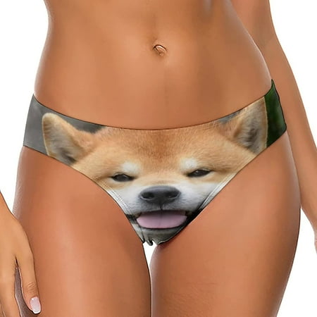 

Shiba Inu Dog Women s Thongs Sexy T Back G-Strings Panties Underwear Panty