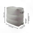 thumbnail image 2 of Inflatable Foot Rest Pillow for Travel, 2 Pack Portable Foot Cushion for Airplane Flying Support, 2 of 5