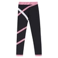 thumbnail image 4 of Runhomal Figure Skating Pants Girl's Ice Skating Training Tights Leggings Yoga Gymnastics Workout Pink 12, 4 of 6