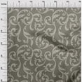 thumbnail image 3 of oneOone Viscose Chiffon Gray Fabric Asian Baroque Craft Projects Decor Fabric Printed By The Yard 42 Inch Wide, 3 of 4