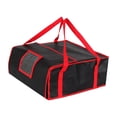 thumbnail image 2 of Bolsa calentadora de pizza profesional portátil con aislamiento térmico para entrega de alimentos fríos y calientes, ideal para catering al 45x45x21cm, 2 of 8