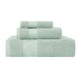 thumbnail image 2 of BNM Turkish Cotton Heavyweight 3 Piece Towel Set, Dusty Aqua, 2 of 5