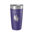 thumbnail image 1 of Lake Monticello Map Tumbler Travel Mug Insulated Laser Engraved Coffee Cup Arkansas 20 oz Purple, 1 of 1