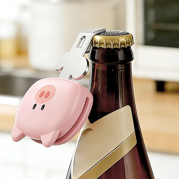 Rirozkan Bottle Opener, Heavy Duty Beer Cap Remover, Multifunctional Lid Popper, Twist-off Jar Opener Tool for Kitchen Bar Soda Cans