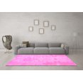 thumbnail image 3 of Ahgly Company Indoor Square Abstract Pink Modern Area Rugs, 3' Square, 3 of 4