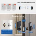 thumbnail image 3 of Fingerprint Door Lock Keyless Entry Electronic Keypad Deadbolt Smart Lock Black, 3 of 7