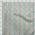 thumbnail image 4 of oneOoneVelvetLightPinkFabricAnimalDiyClothingQuiltingFabricPrintFabricByYard58InchWide, 4 of 4