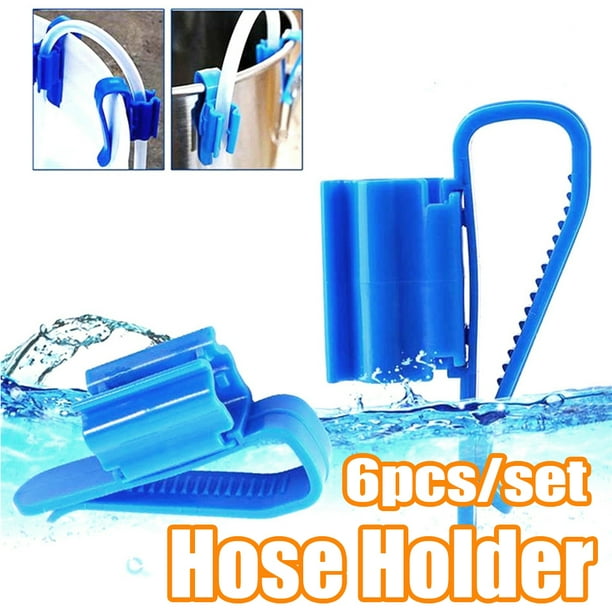 Travelwant 6Packs Hose Holder Plastic Fish Tank Multifunction Plastic Water Pipe Clamp
