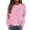 Pink, variant on Halloween-Themed Casual Pullover for Wear Cozy Long Sleeve Loose-Fit Sweater for Autumn and Winter Party-Ready Outerwear Comfortable and Blue L