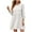 White, variant on Drses Women's Casual Dresses Women's Fashion Fallow Solid Color Round Neck Pockets Dresses Summer Dresses for Women 2024