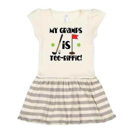 

Inktastic Gramps Golf Grandchild Gift Gift Toddler Girl Dress