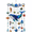 B, variant on Ocean-Themed Crystal Wind Chime, Sea Turtle Whale Dolphin Suncatcher Hanging Decor with Prism Drops, Coastal Outdoor Garden Patio Window Decoration for Beach House