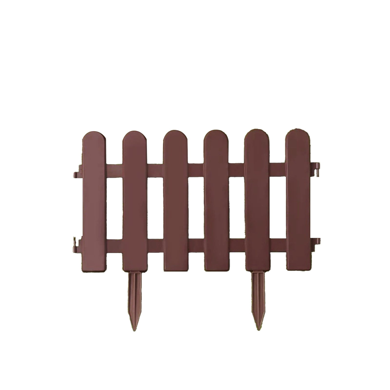 Kadlawus 3Pcs Versatile Garden Fence for Yard, Plastic Mini Border Fence, Decorative Landscape Edging Strips, Small Fence for Flower Bed, Lawn, Patio and Residential Area