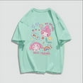 thumbnail image 3 of Camisetas kawaii de Sanrio, Kuromi, Pochacco, Cinnamoroll, My Melody, Harajuku, para mujer, lindas camisetas con gráficos de anime Ullzang, camisetas Y2K para mujer, 3 of 5
