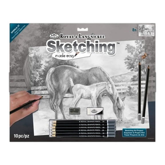 Royal & Langnickel Sketching Made Easy Large Kit Horse & Calf