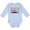 AE-Light Blue, variant on I Love You Daddy with Flowers Girls Long Sleeve Baby Bodysuit