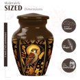 thumbnail image 2 of JAGASY Sparrow Funeral Urn for Grandmother Cremation, Brown Urn for Human Ashes Keepsake, Miniature Burial Urns for Memorial, Decorative Urns for Loved One Funeral, 3 Inch, 2 of 7