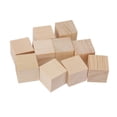 thumbnail image 4 of 10pcs 1 Inch Wooden s Unfinished Wood Blocks Craft Wooden, 4 of 7