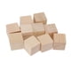 thumbnail image 4 of 20 Piezas de Bloques de Formas Adornos Cuadrados para Manualidades de de 25 Mm Soledad Adorno de madera, 4 of 7