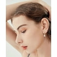 thumbnail image 4 of Mesovor Women Small Hoop Earrings 18k Gold Plated Huggie Dangle Earrings Dainty Drop Earrings, 4 of 5
