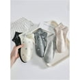 thumbnail image 3 of Women's 5 Pair Bowknot Graphic Cute Crew Socks Ribbed Y2K Kawaii Everyday Ankle Socks, 3 of 6