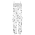 thumbnail image 5 of Easter Print Girls Sleeveless Romper Jumpsuit With Neck Harem Pants Summer Clothes, 5 of 5