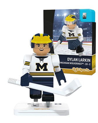 NCAA Michigan Wolverines Dylan Larkin Hockey Minifigure, Black, Small By OYO Ship from US by