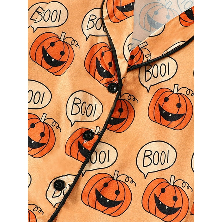 Wassery Kid Girls Boys Halloween Pajamas Set 3 4 5 6 7 Year