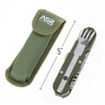 thumbnail image 4 of ASR Outdoor 6 in 1 Camping Flatware,Pack Light Utensil Multi-Tool with Fork Spoon Knife, 4 of 11