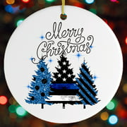 Merry Christmas Police Officer Ornament