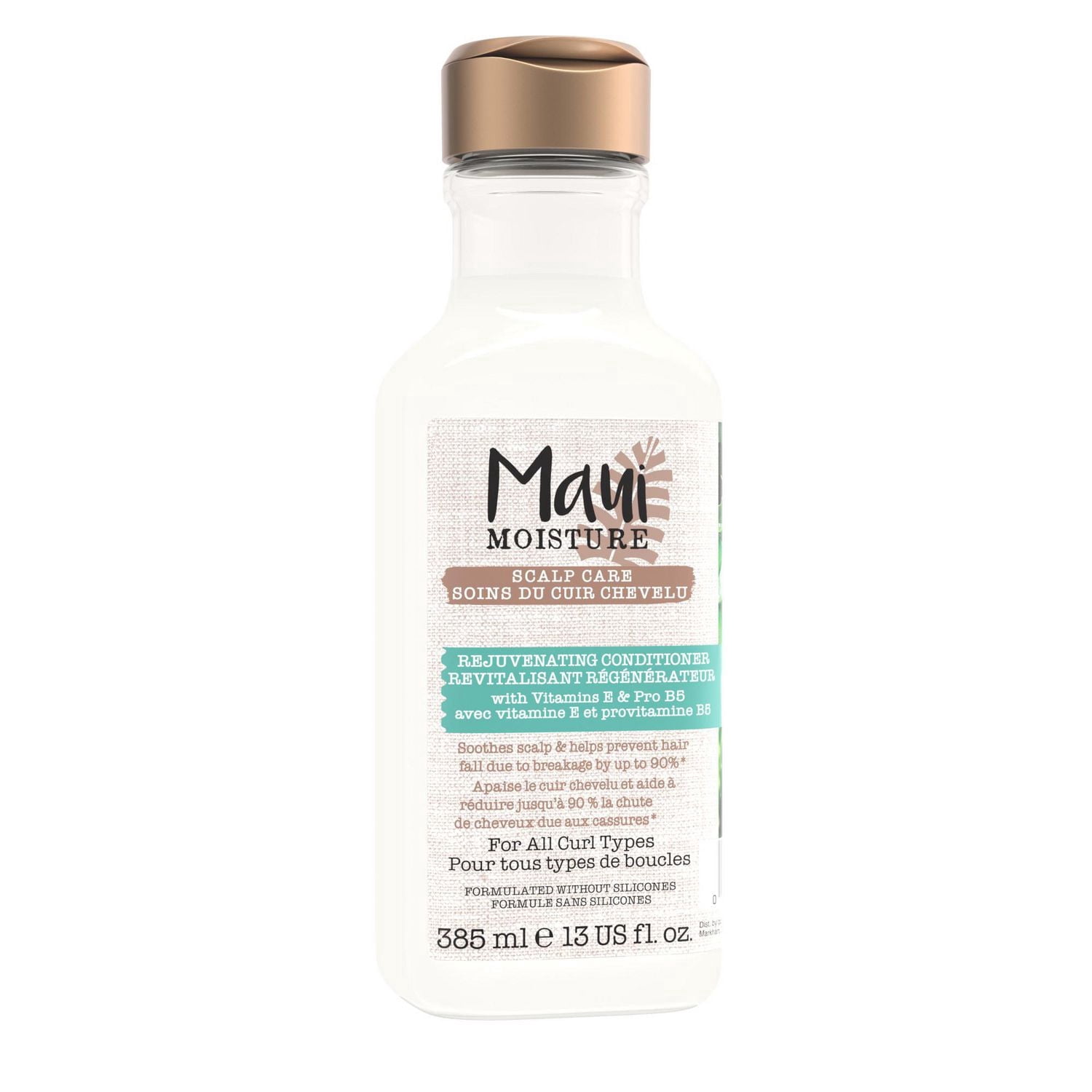 Maui Moisture Scalp Care Rejuvenating Conditioner, Soothing Curly Hair Conditioner with Vitamin E, Pro-Vitamin B5 & Aloe Vera, Silicone-Free