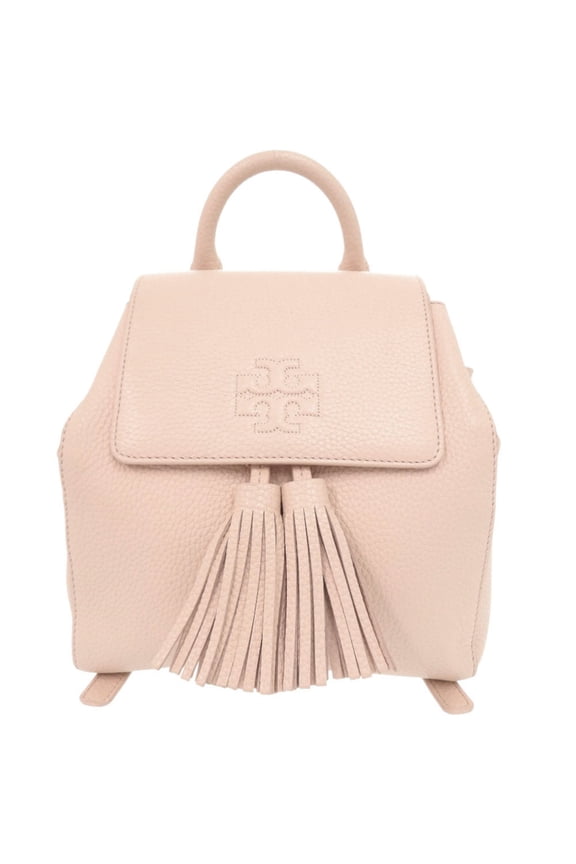 Pre-Owned Tory Burch THEA MINI 55367 Leather Sweet Melon Backpack/Daypack,... (Good)