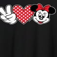 thumbnail image 3 of Mickey & Friends - Peace Love Minnie - Juniors Ideal Flowy Muscle T-Shirt, 3 of 5