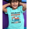 thumbnail image 7 of All American Boy 4th of July Shirt for Toddlers & Kids Patriotic Construction Excavator Graphic Tee Chill Shirt Youth Medium, 7 of 7