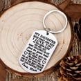 thumbnail image 3 of Miyuadkai Keychains Clearance My Letter Gift Stainless Steel Keychain Gifts For Daughter From Mom Dad her jewelry A, 3 of 3