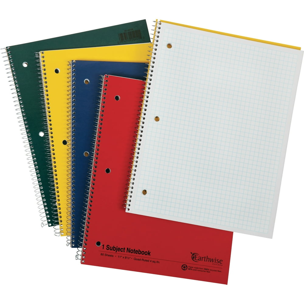 Oxford 3 Hole Punched Wirebound Notebook Letter, 1 Each (Quantity