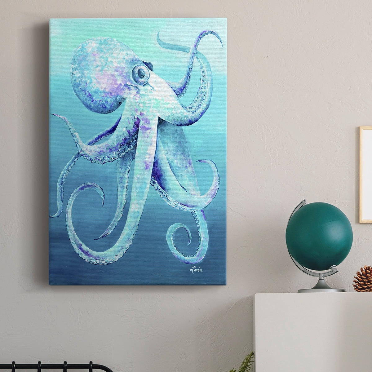 Octopus Premium Gallery Wrapped Canvas - Ready to Hang