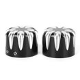 thumbnail image 1 of Fyydes 2pcs Motorcycle Front Axle Cap Black CNC Cut Aluminum Alloy Nut Cover Fit For Tri Glide,Front Axle Cap,Motorcycle Accessory, 1 of 8