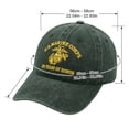 thumbnail image 2 of 250th Anniversary Cap Vintage Washed Embroidered USMC Hat 250 Years of Honor Adjustable Patriotic Baseball Cap, 2 of 5
