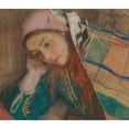 thumbnail image 2 of Teodor Axentowicz 17x15 Gold Ornate Wood Frame and Double Matted Museum Art Print Titled - Portrait of a Girl in Krakow Costume (1909), 2 of 4