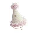 thumbnail image 5 of Photography Props Conical Caps Birthday Celebration Hat Trimmed Tulle Hat Kids Princess Hat Baby Caps for Infant, 5 of 9