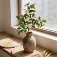 thumbnail image 6 of MMJ Artificial Flowers Silk Rose Jasmine 31.50in Tall Lifelike Faux Stem Vase Arrangement Home Living Room Elegant Accent, 6 of 6
