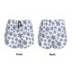 thumbnail image 3 of Balery Dark Blue Snowflakes Pantalones cortos deportivos para mujer con forro y dos bolsillos, elásticos, para entrenamiento, gimnasio, yoga-X-Large, 3 of 7